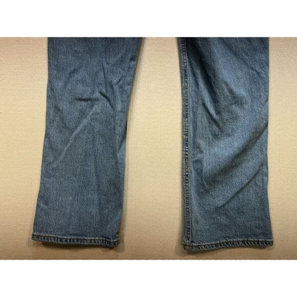 J.Crew Women's Flare Crop Jeans Mid Rise Stretch Denim Size 28 Blue Light Wash - Picture 10 of 10
